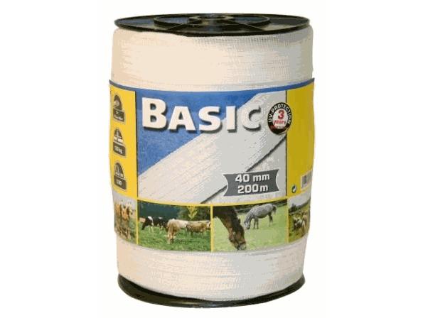 Kerbl Weideband 200 m / 40 mm Basic Classe Edelstahlleiter GLO689902864