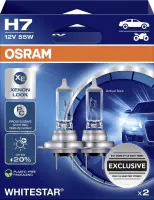 Osram Scheinwerferlampe H7 Whitestar 2.0 2 Stück