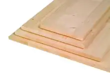 Massivholzplatte Fichte Oberfläche geschliffen 150 x 40 cm 18 mm