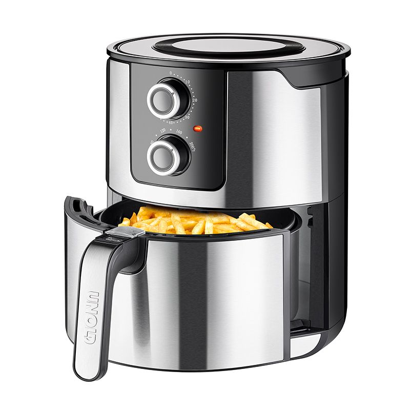 Unold Heißluftfritteuse XL 5 L 1400 W edelstahl