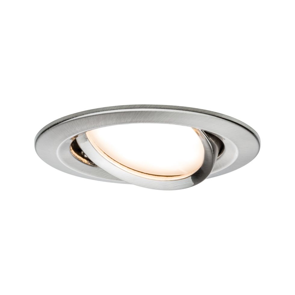 Paulmann LED Einbauleuchte Nova Coin eisen Ø 8,4 cm dimmbar warmweiß