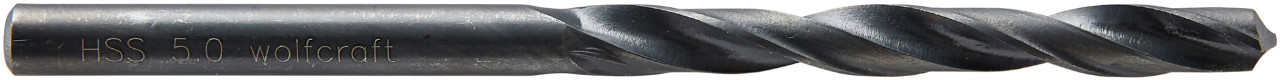 Wolfcraft Metallbohrer HSS rollgewalzt 7504010 Ø 5 mm Rundschaft