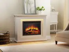 Primaster Elektrokamin Montreal 83 x 100 x 28 cm mit Fernbedienung