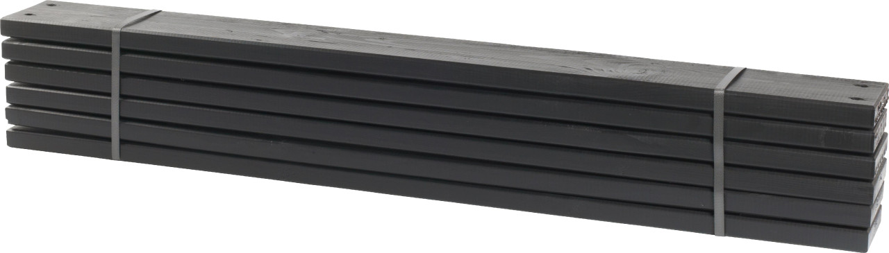 Plus Planken PIPE 120 cm - 6 Stck. schwarz