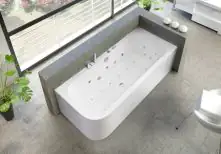 Ottofond Whirlpool-Badewannen-Komplettset Spirit 180 x 80 cm 
