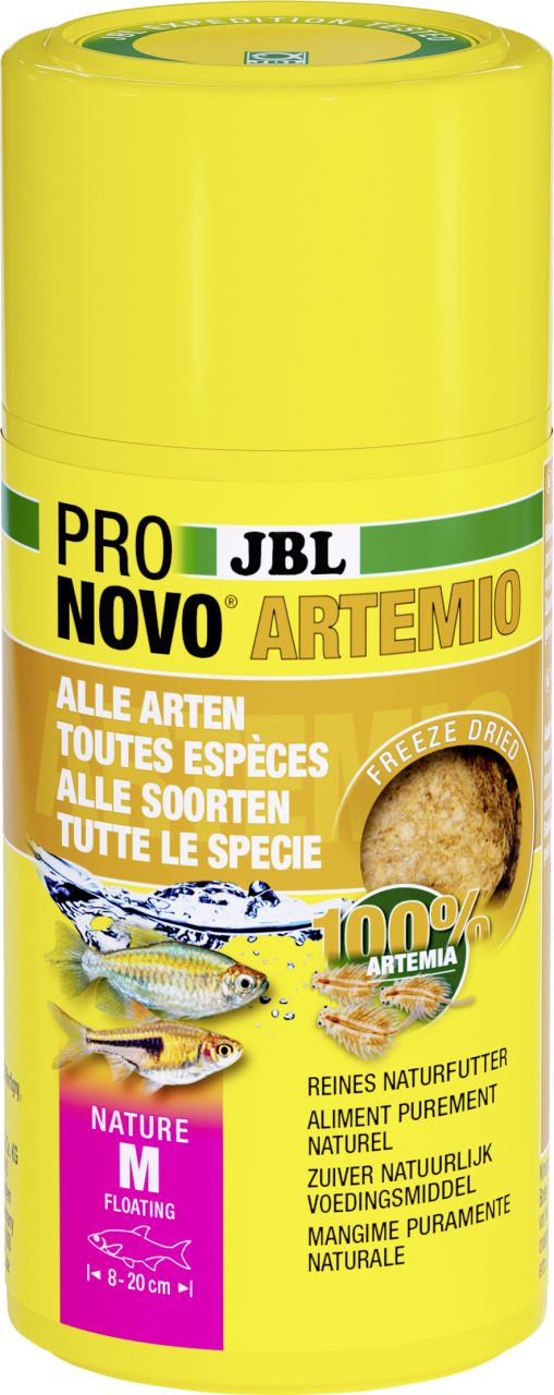 JBL Aquaristik JBL Fischfutter Pronovo Artemio Artemia-Leckerbissen Fischfutter 100 ml GLO629501313