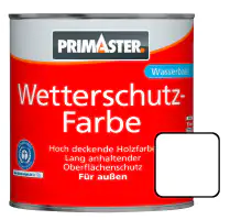 Primaster Wetterschutzfarbe 2,5 L weiß