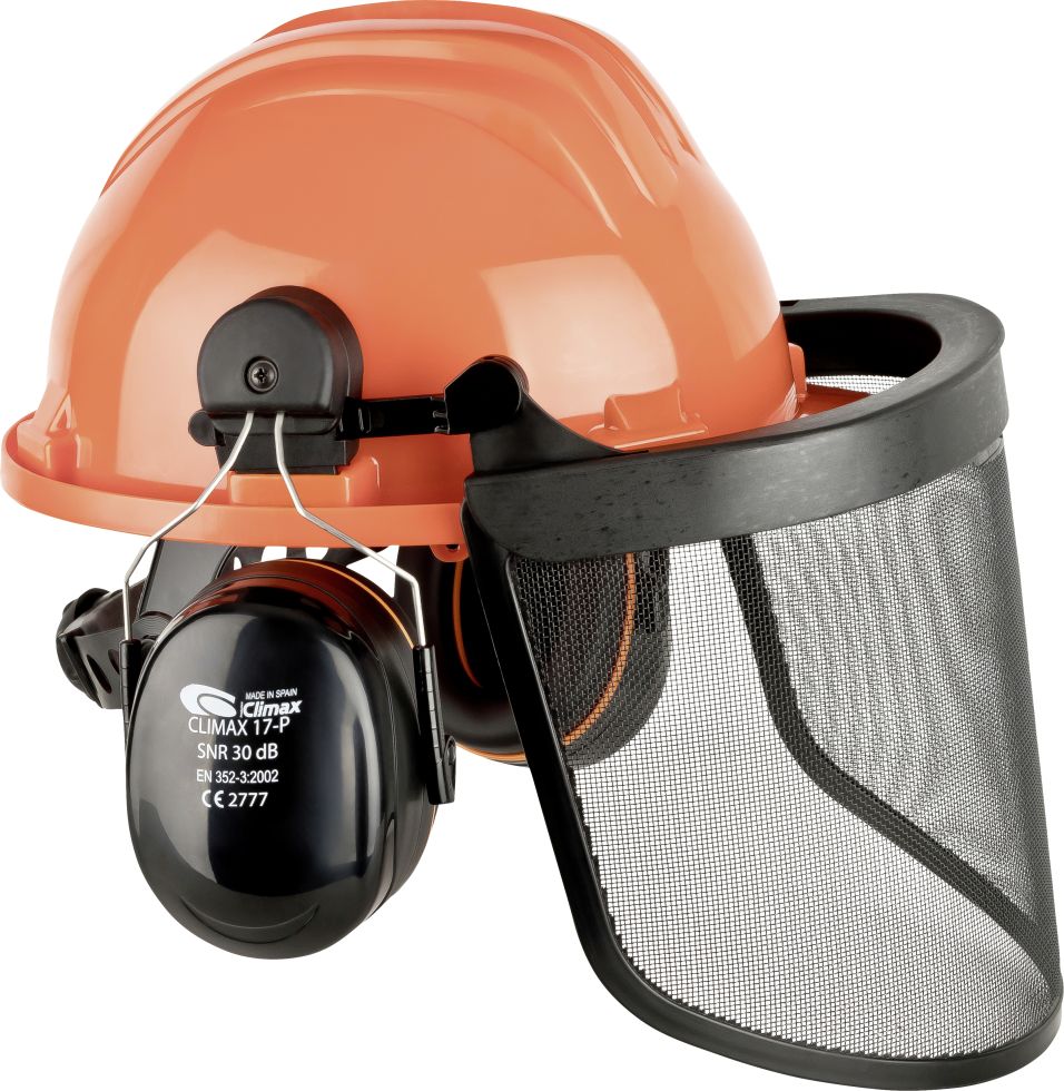 Willax Forstschutzhelm mit Gehörschutz und Visier GLO760400722