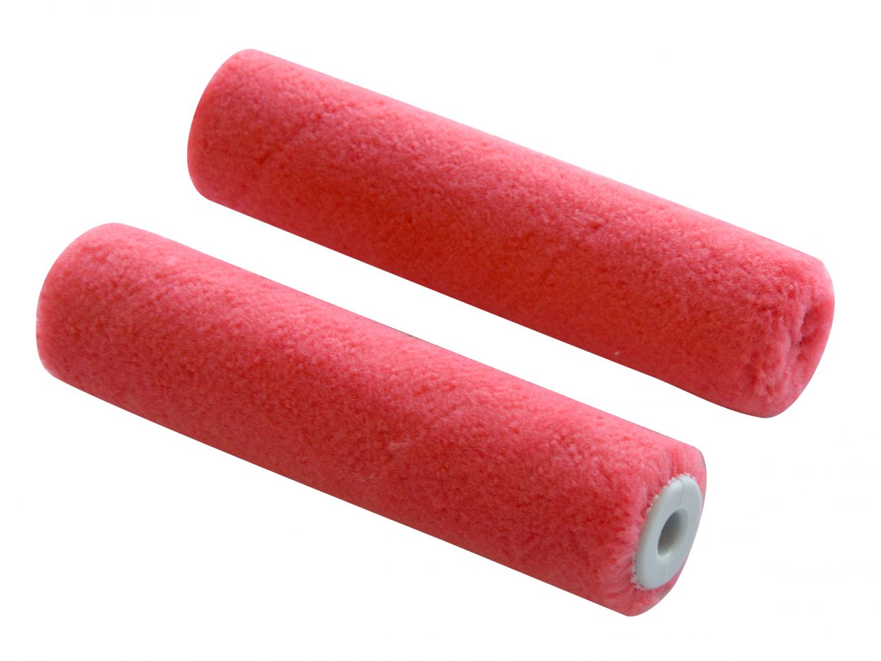 Nespoli Lackierwalzen RedFibre mit Antihaftbeschichtung 2 Stück, 10 cm, 4 mm GLO765202604