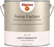 Alpina Feine Farben No. 24 Zarte Romantik 2,5 L sanftes pastellrosé edelmatt