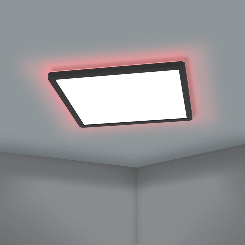 EGLO Rovito LED Deckenlampe Fürs Bad – Rundes Panel Mit Fernbedienung, Dimmbar & 3 Farbtemperaturen, IP44, 39 Cm