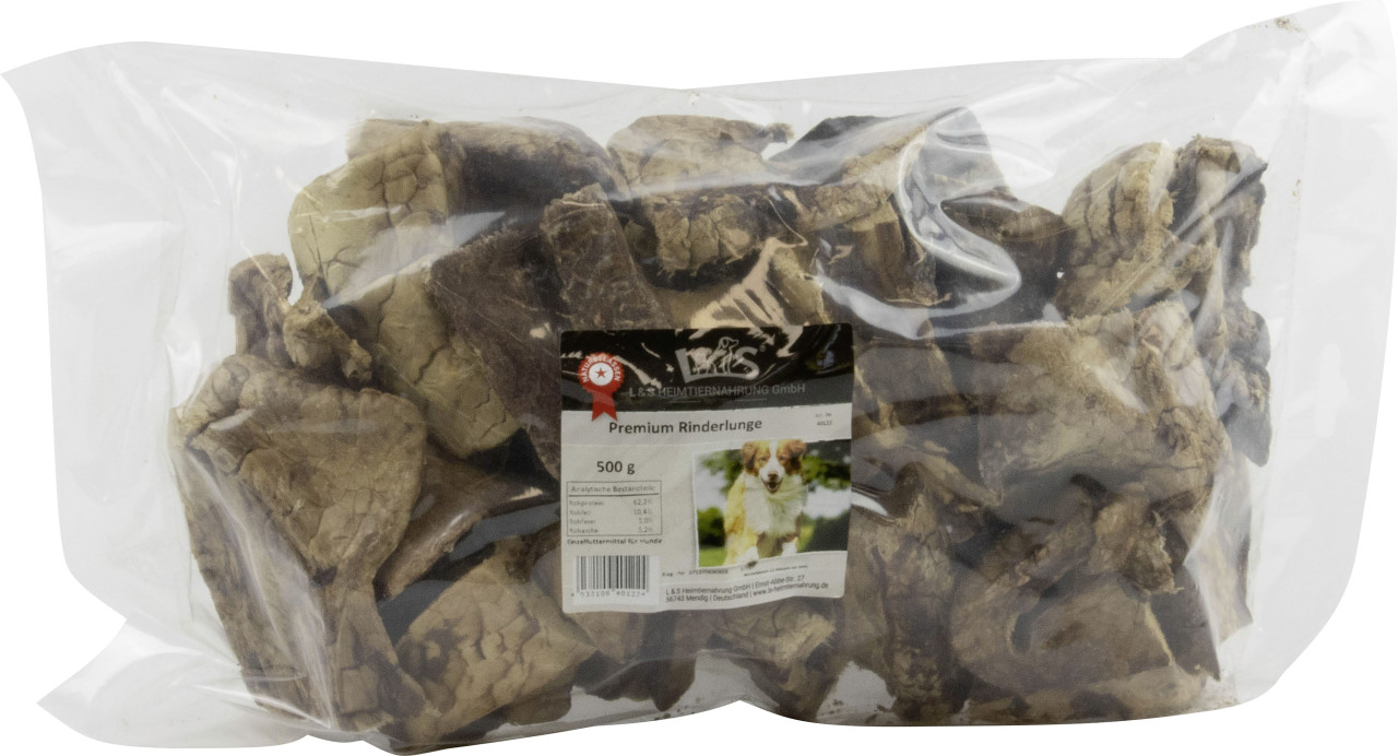 L&S Hundesnacks Lunge 500 g