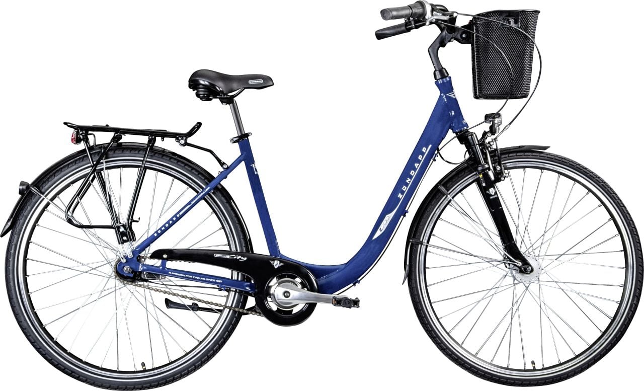Zündapp Cityrad Z700 700c Damen 28 Zoll blau RH 46cm 7-Gang GLO664013025