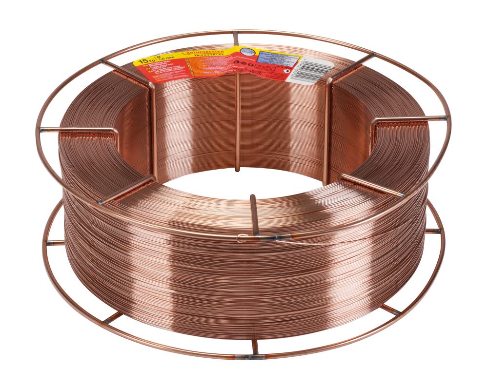 Schweißdraht SG3 (G4Si1) 1,0 Mm – 16 Kg Spule, Verkupfert Und Lagengespult, Mit TÜV & DB Zulassung