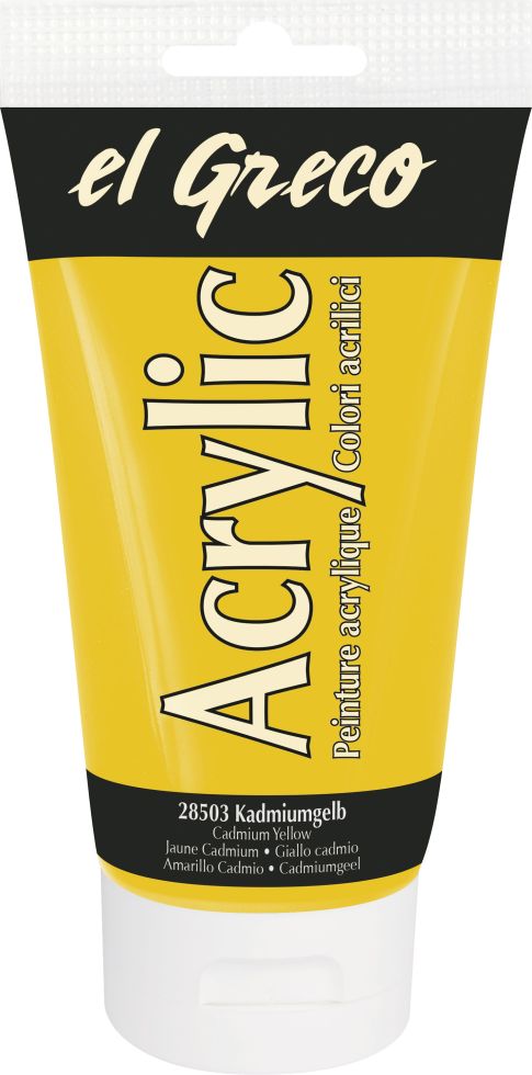 Kreul el Greco Acrylic Tube kadmiumgelb 150 ml GLO663152331