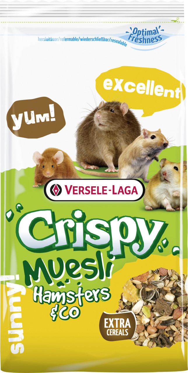 Crispy Muesli - Hamsters & Co für Hamster, Ratten, Mäuse GLO629400864