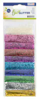 Glorex Glitter grob 10 Farben 20 g