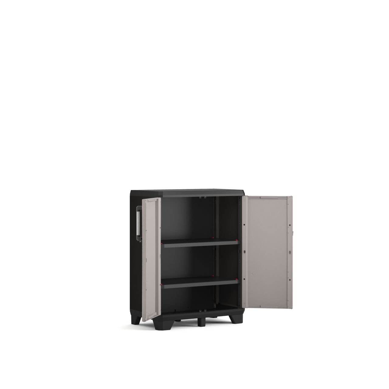 Keter Kunststoffschrank Pro niedrig 68 x 39 x 90 cm Gartenschrank - Bild 2 von 7