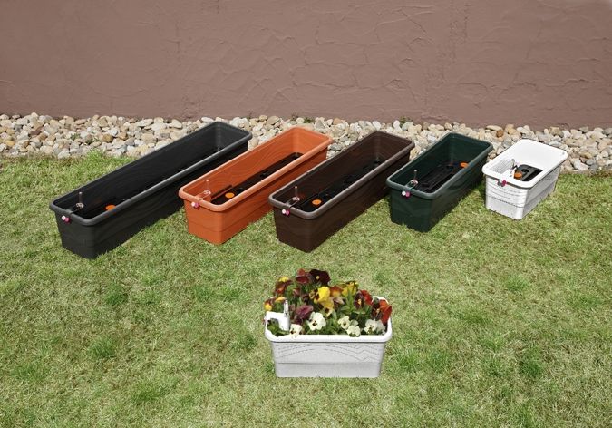Floraworld Bewässerungskasten Gardenie 60 cm, terracotta GLO692400871