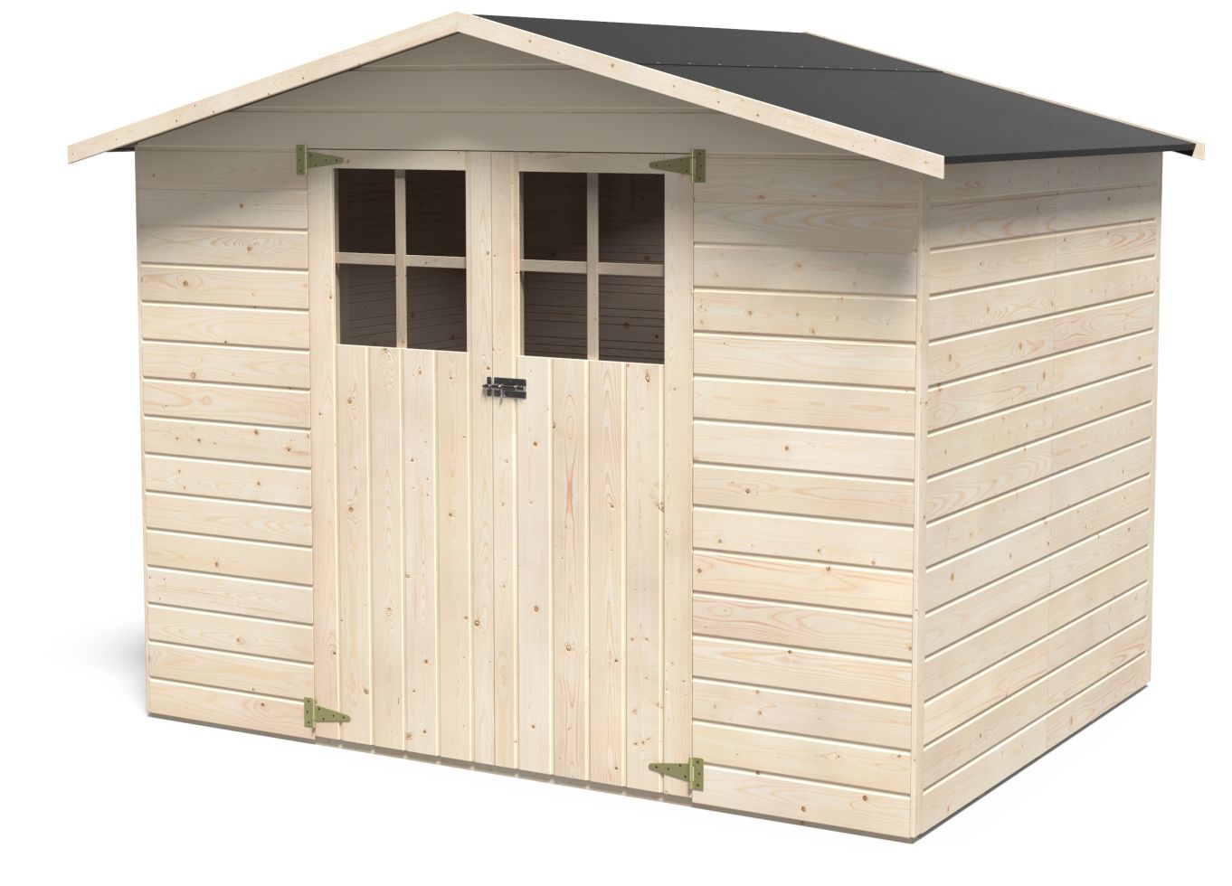 Décor et Jardin Gartenhaus Lodum 262 x 202 cm natur mit Fußboden kaufen