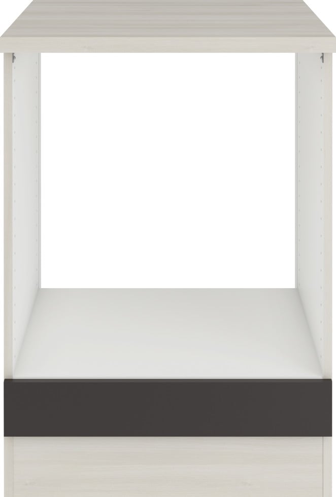 Optifit Herdumbauschrank Faro 220 anthrazit/akazie 60 cm