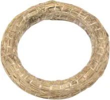 Glorex Strohkranz natur, Ø 20 cm