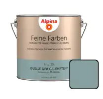 Alpina Feine Farben No. 39 Quelle der Gelehrten 2,5 L gelassenes mittelblau edelmatt