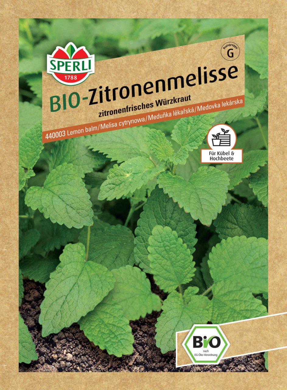 Weitere Sperli BIO Zitronenmelisse GLO693109583