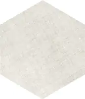 Feinsteinzeug Hexagon Fabric Ivory 21,5 x 25 cm beige