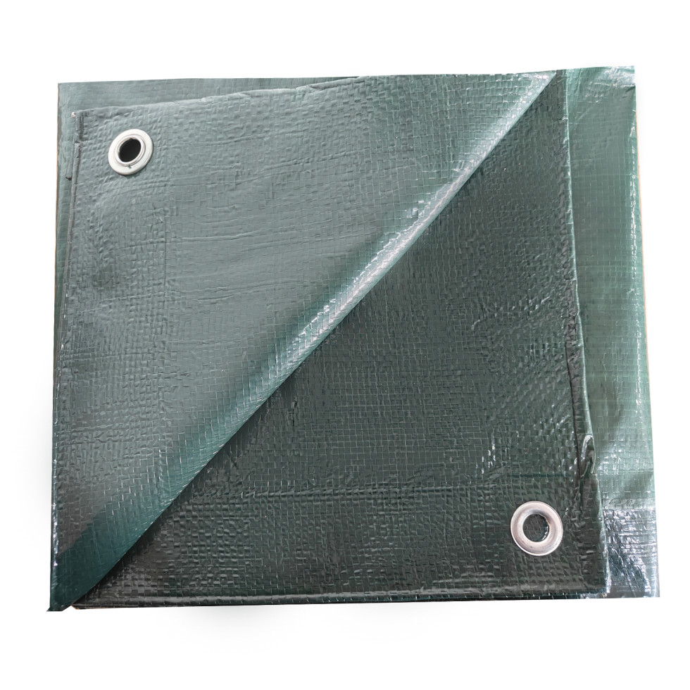 TrendLine Gewebeplane 110 g/m² 2 x 3 m = 6 m² grün mit Ösen kaufen