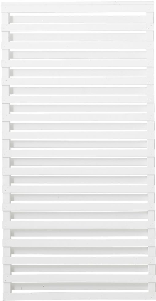 Plus Zaun Osaka 90 x 180 cm RAL 9010 Weiß