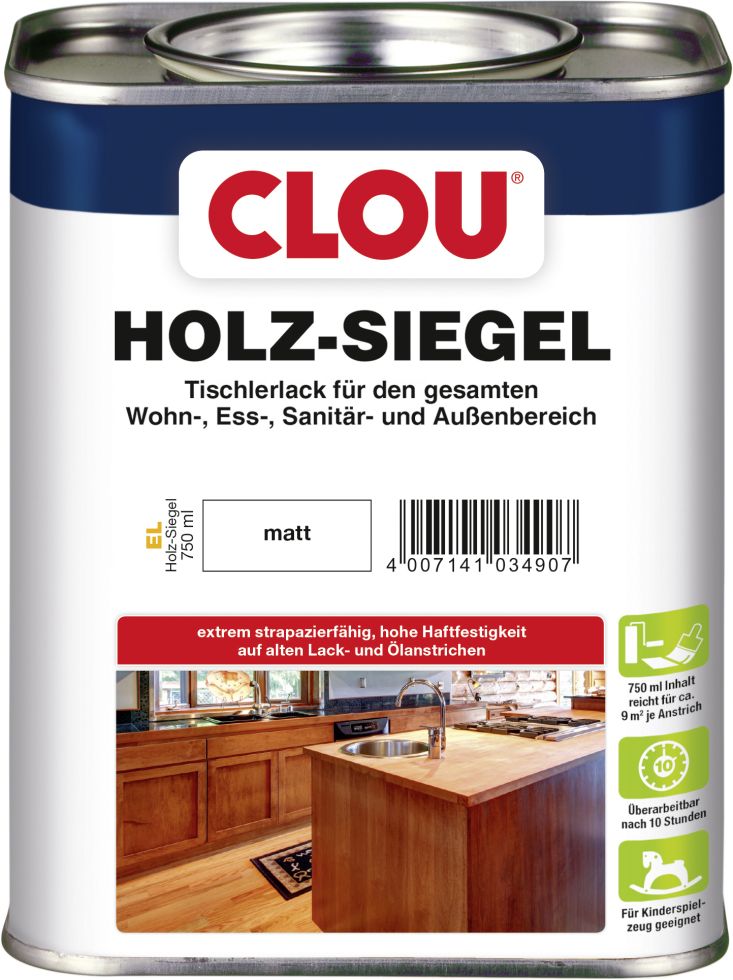 Clou Holz Siegel 750 ml matt