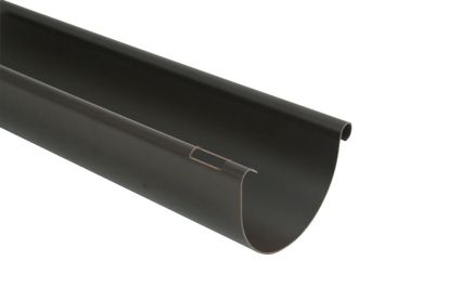 Marley Dachrinne NW 75 mm, 3 m, halbrund, braun kaufen Globus Baumarkt