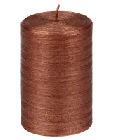 Steinhart Stumpenkerze Glory Ø 6,8 x 10 cm braun      