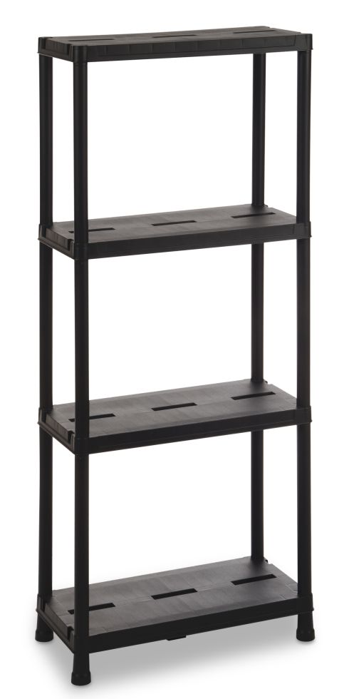Kunststoffregal 63/4 138 x 60 x 30 cm 4 Kunststoffböden 125 kg