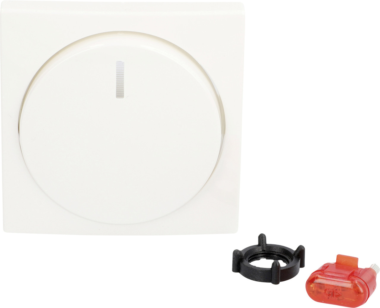 Busch-Jaeger Dimmerabdeckung Drehknopf Busch-balance SI alpinweiß, 2115-914