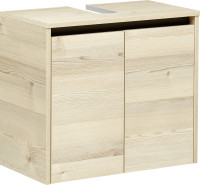 Pelipal Waschbeckenunterschrank Quickset 393 Polar Pinie/Akzent Quarzgrau 60 cm