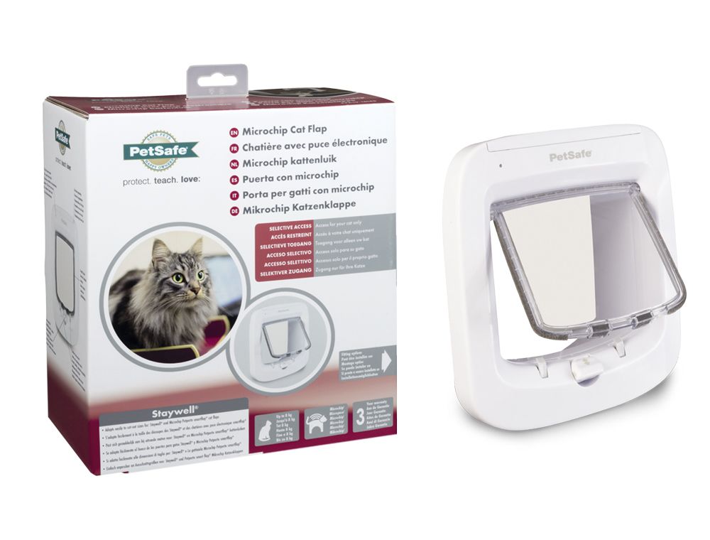 Nobby PetSafe Microchip Katzenklappe weiß GLO629206212