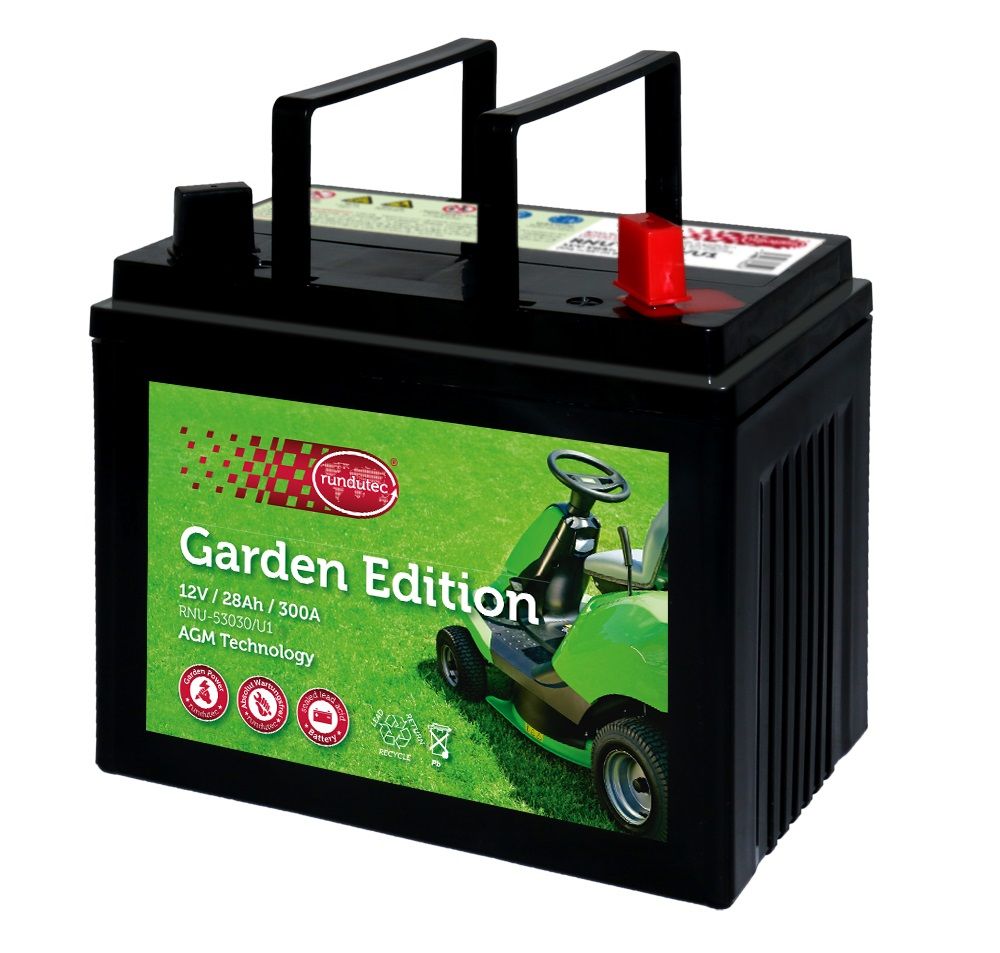 rundutec Motorradbatterie 53030/U1 Garden Edition 12V 28Ah GLO680456055