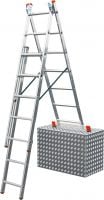 Krause Aluminium-Vielzweckleiter CORDA Globus mit Treppenfunktion 5,10 m