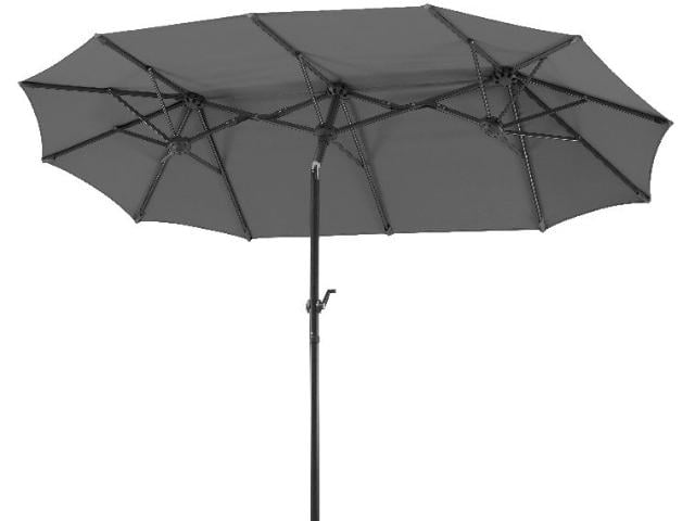 Schneider Sonnenschirm Salerno anthrazit 300 x 150 cm kaufen Globus