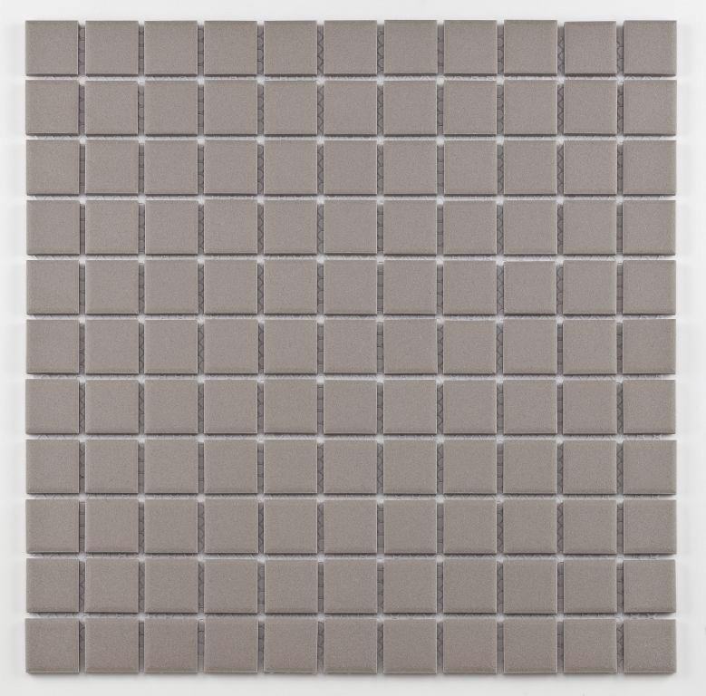 Mosaikfliese Mini 30 x 30 cm hellgrau Steinmaß: ca. 2,5 x 2,5 cm