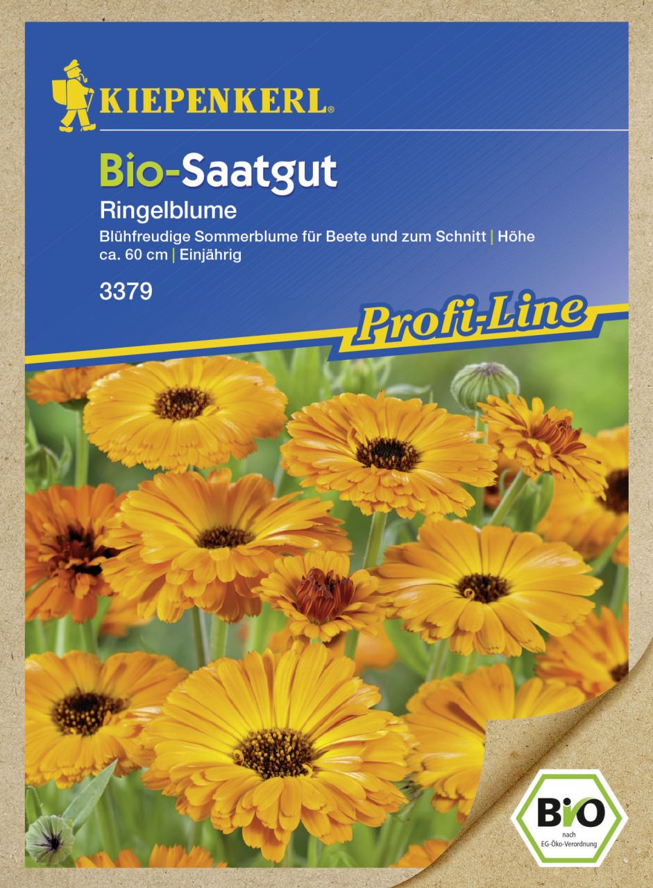 Kiepenkerl Bio Calendula Oranja Calendula officinalis, Inhalt: ca. 80 Pflanzen GLO693107030