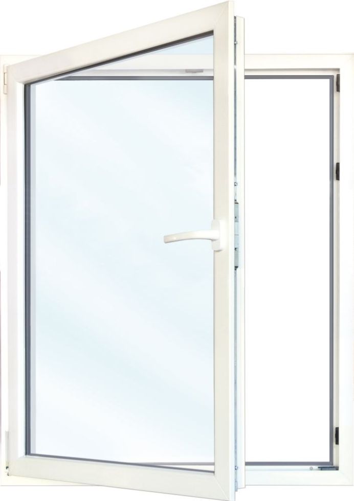 Meeth Fenster 85 x 65 cm DIN links 1 flügelig Dreh-Kipp weiß