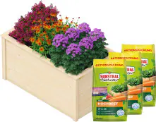 Upyard Hochbeet + Gratis Substral Naturen Hochbeeterde 3 x 60 L