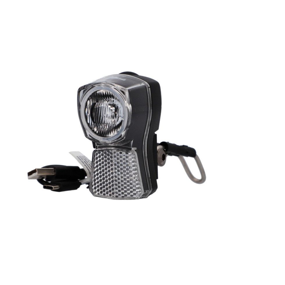 Fischer Fahrrad-Frontlicht Akku LED 45/20