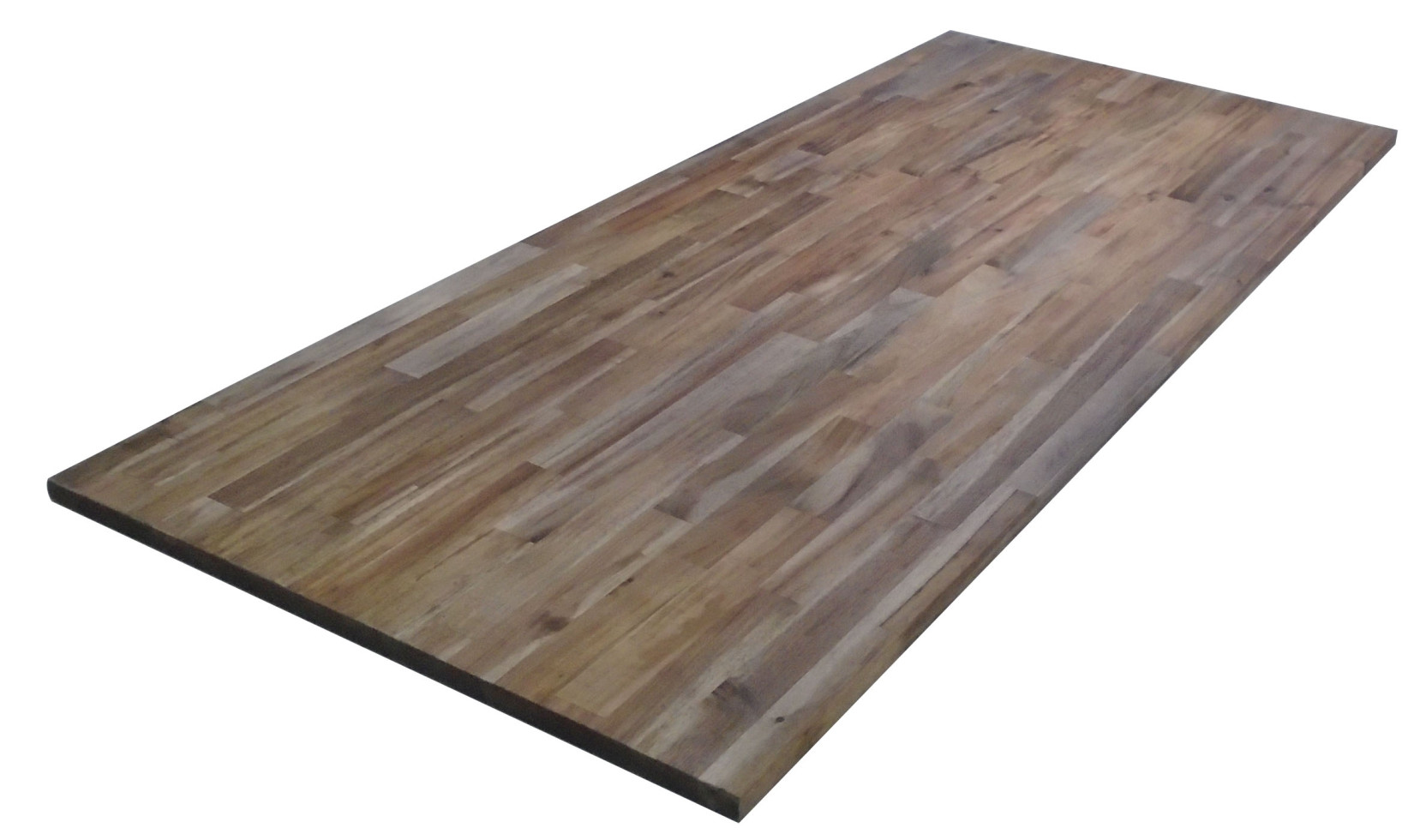 MoonTree Rustiek wandrek, levendige rand, 180 cm x 22 cm x 4,4 cm, donkere eiken look