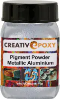 Pigment Pulver Aluminium 40 g Metallic Effekt