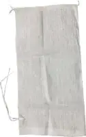 Gewebesack Sandsack 60 x 30 cm weiß mit Band zum verschließen