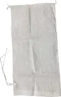 Gewebesack Sandsack 60 x 30 cm weiß mit Band zum Verschließen
